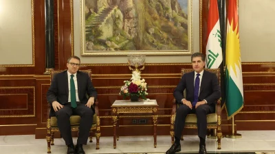 Türkiye'nin Bağdat Büyükelçisi İnan, IKBY Başkanı ve Başbakanı ile Erbil'de