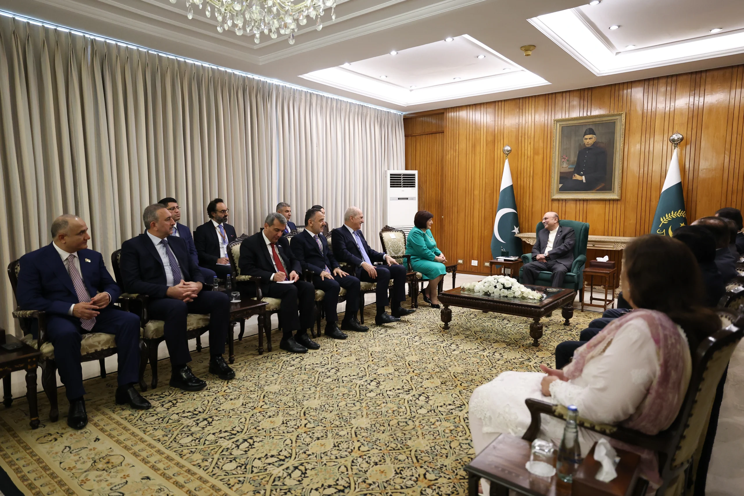 TBMM Başkanı Kurtulmuş, İslamabad’da Pakistan Cumhurbaşkanı Zerdari ile görüştü. Görüşmede