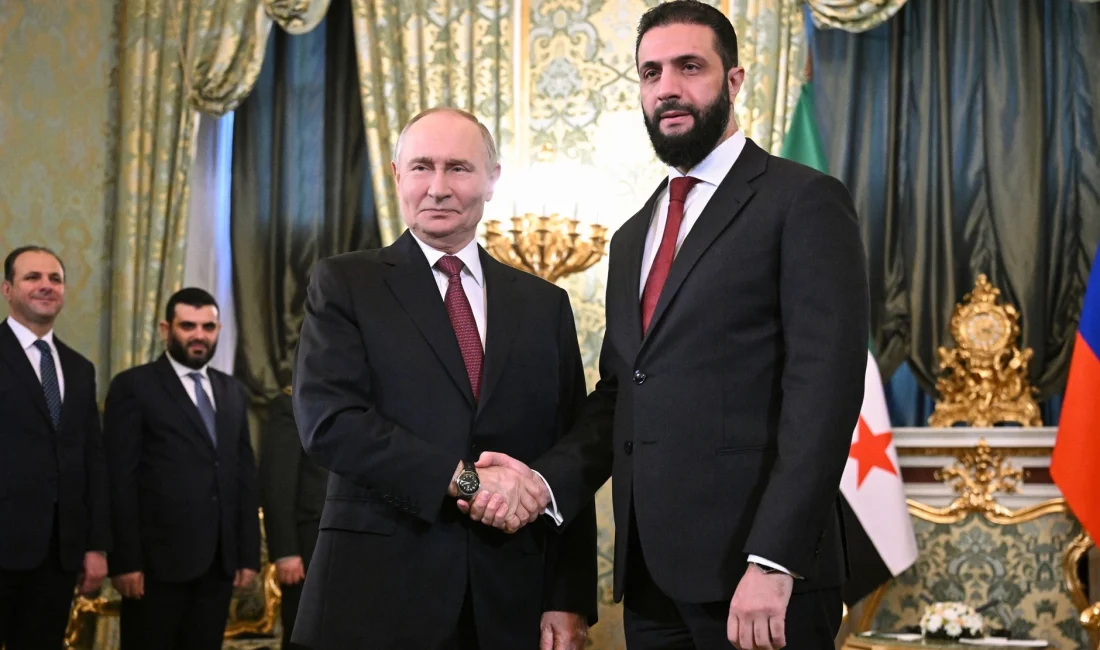 Rusya Devlet Başkanı Putin ve Suriye Cumhurbaşkanı Şara, Moskova’daki görüşmelerinde