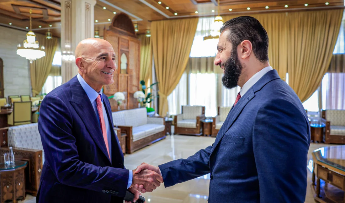 Suriye Cumhurbaşkanı Ahmed Şara, Şam’da gerçekleşen kritik görüşmede ABD’li üst