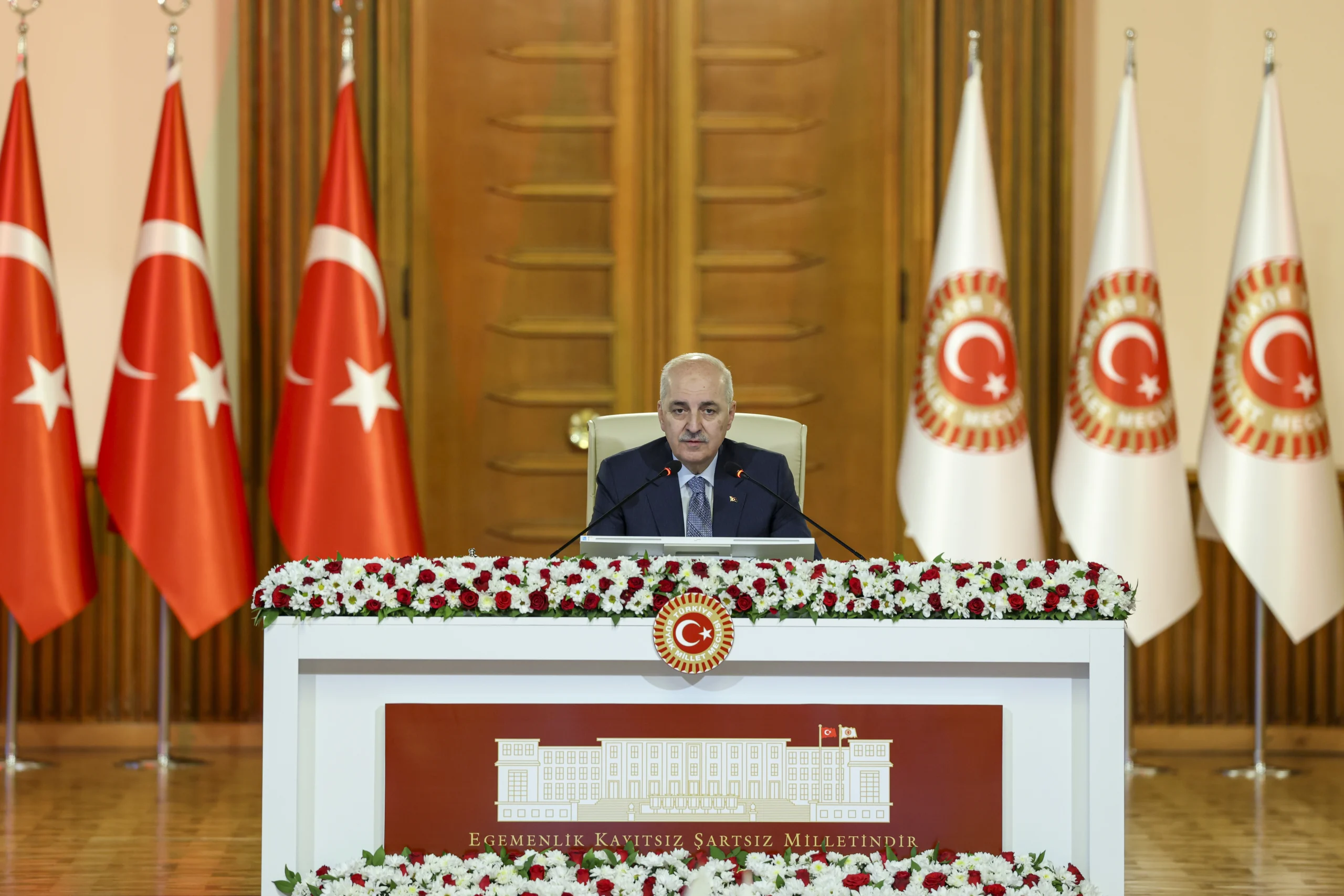 TBMM Başkanı Kurtulmuş, Milli Dayanışma Komisyonu’nun hazırladığı çerçevenin Meclis’e sunulacağını