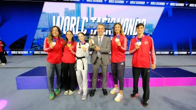 Türkiye, Çin’de düzenlenen Dünya Tekvando Şampiyonası’nda kadınlarda takım halinde dünya