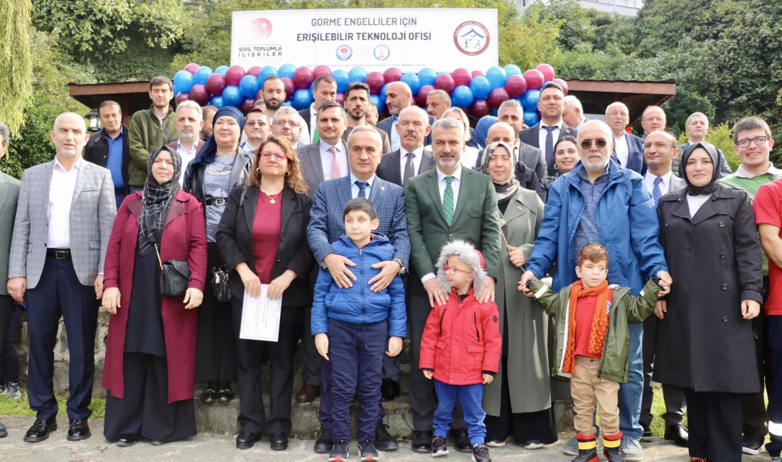 Trabzon'da görme engellilerin dijital çözümlere erişimini kolaylaştıracak Erişilebilir Teknoloji Ofisi