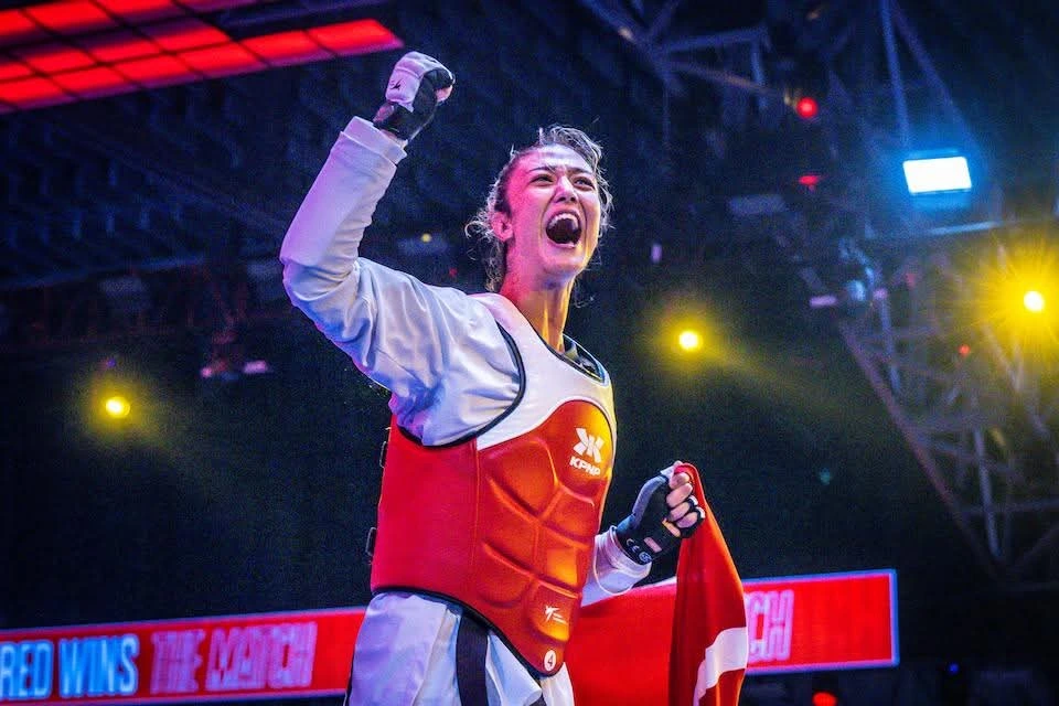 Milli sporcu Nafia Kuş Aydın, Çin’de düzenlenen Dünya Tekvando Şampiyonası’nda