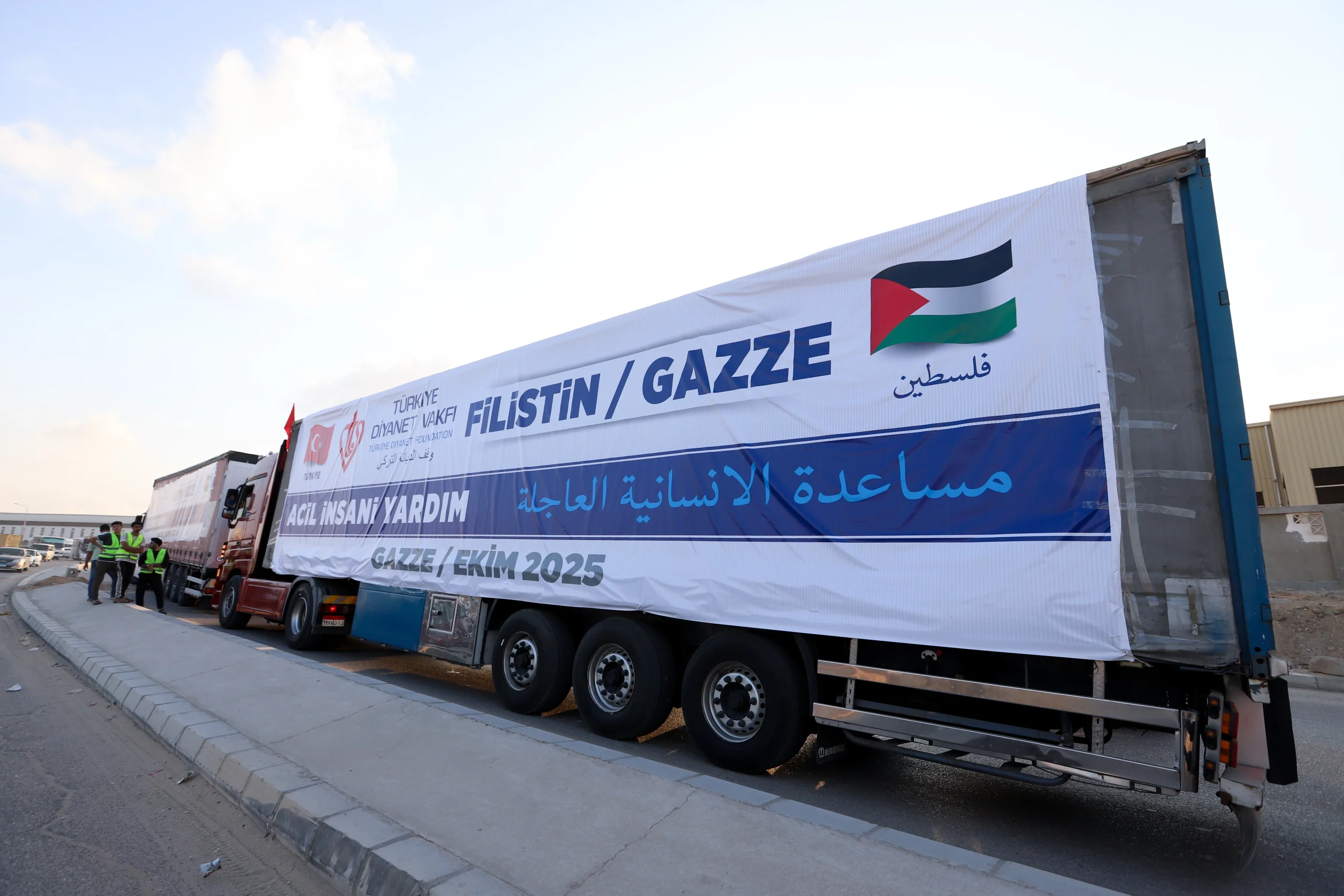TDV, Gazze’deki ihtiyaç sahiplerine ulaştırılmak üzere gıda ve temizlik ürünleri