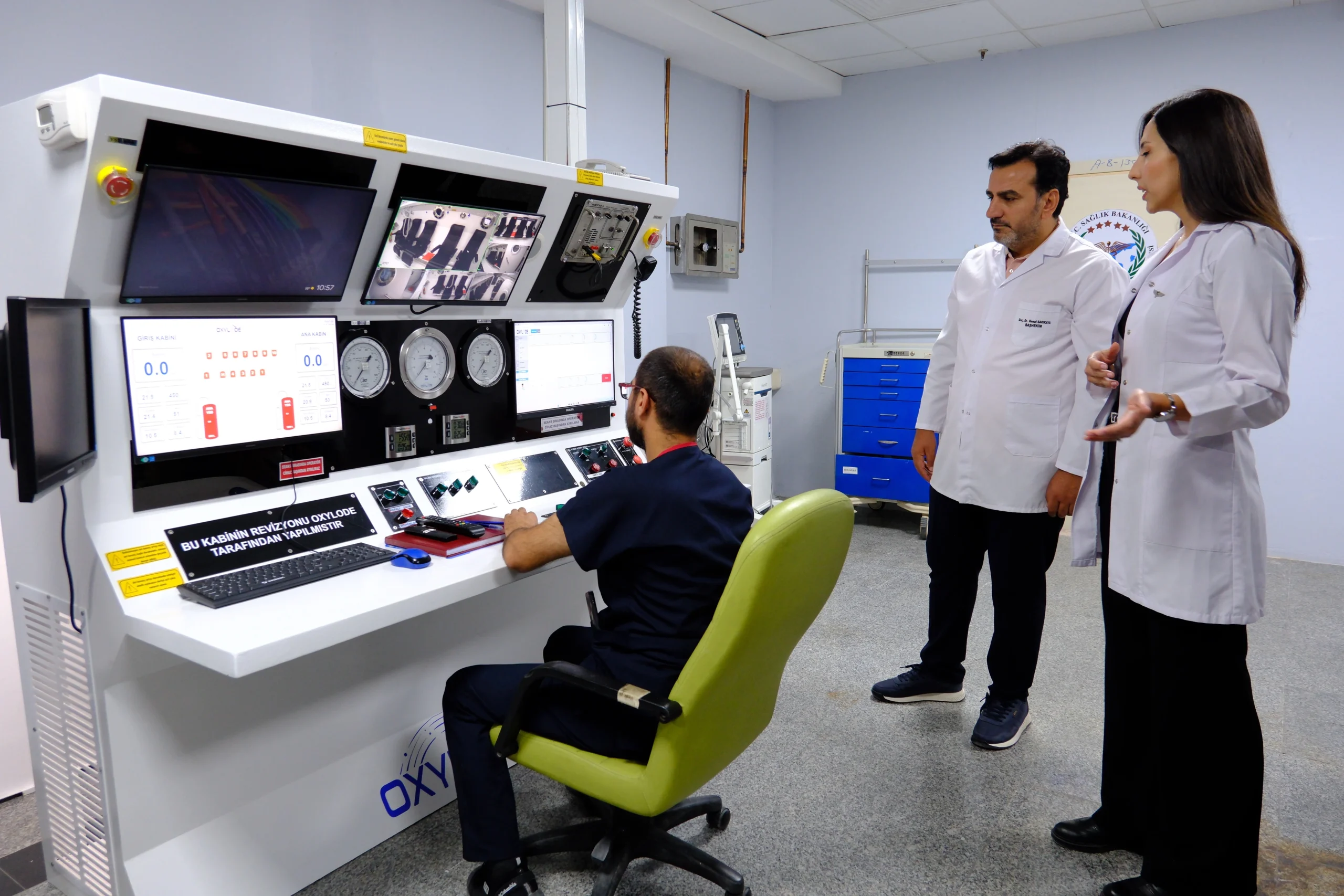 Van’daki Hiperbarik Oksijen Tedavi Merkezi, son teknolojiyle yenilenerek yeniden hasta