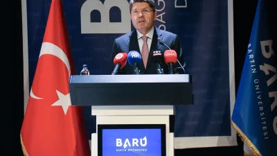 Adalet Bakanı Tunç, Bartın Üniversitesi'nde yaptığı konuşmada Filistin’e yönelik insani