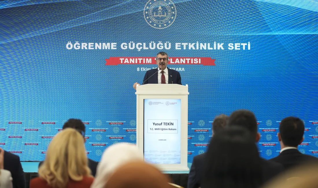 Milli Eğitim Bakanı Yusuf Tekin, öğrenme güçlüğü yaşayan öğrenciler için