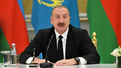 Azerbaycan Cumhurbaşkanı İlham Aliyev, 29 Ekim Cumhuriyet Bayramı nedeniyle Cumhurbaşkanı