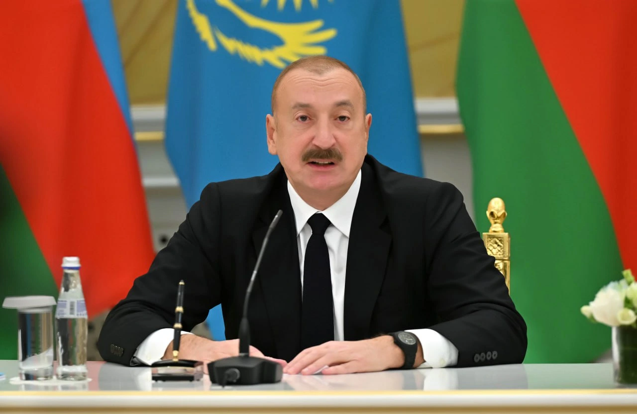 Azerbaycan Cumhurbaşkanı İlham Aliyev, 29 Ekim Cumhuriyet Bayramı nedeniyle Cumhurbaşkanı