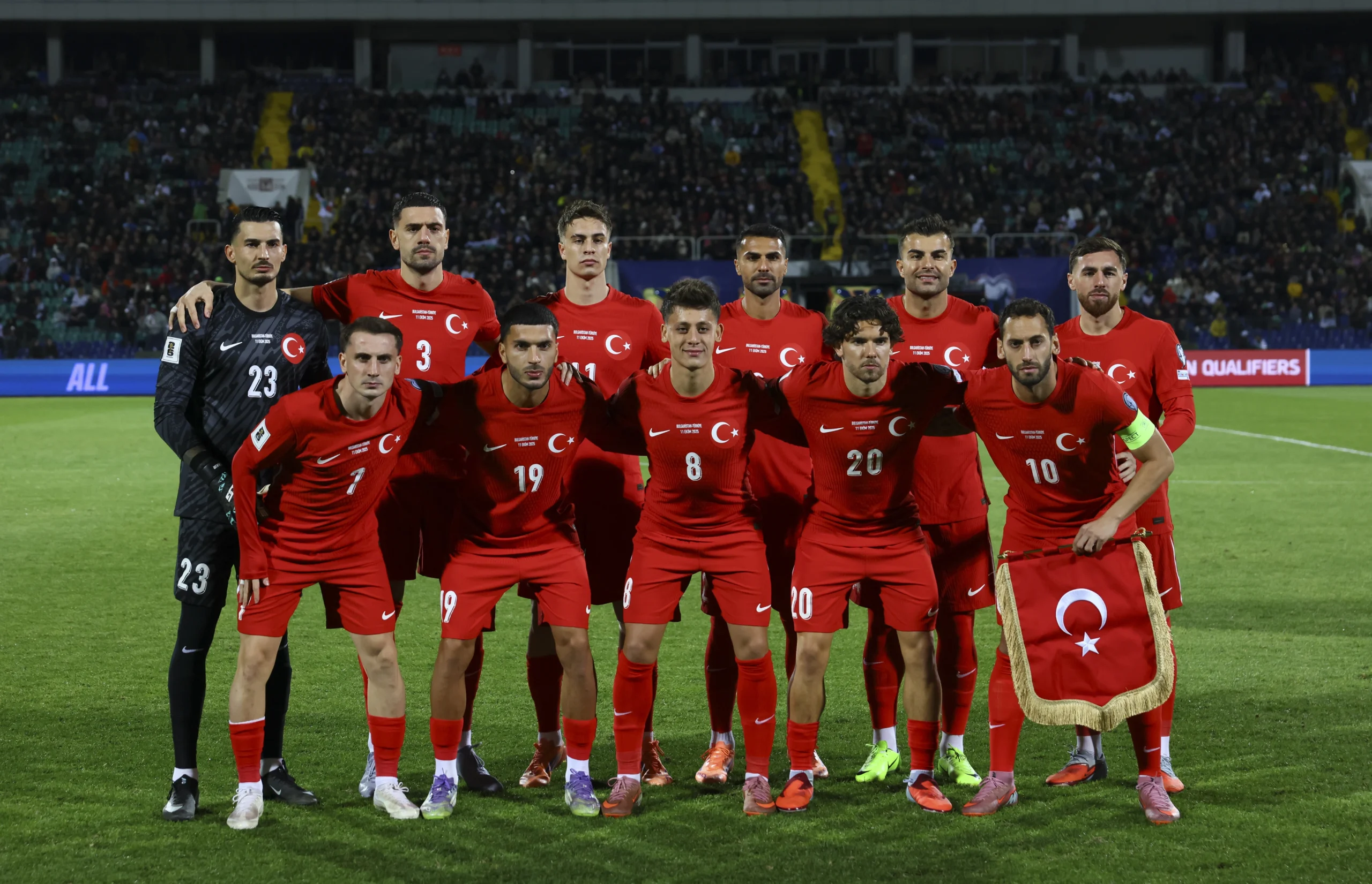 A Millî Takım, Dünya Kupası yolunda Bulgaristan’ı 6-1 mağlup ederek