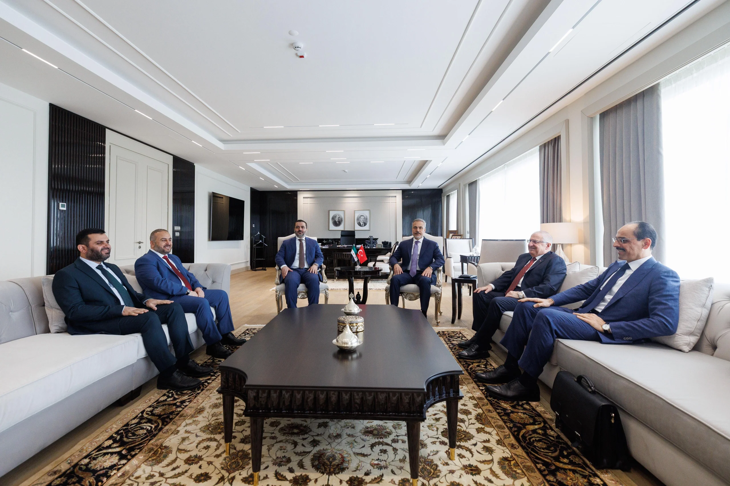 Ankara'da düzenlenen toplantıda, Türkiye ile Suriye arasında güvenlik alanındaki işbirliği