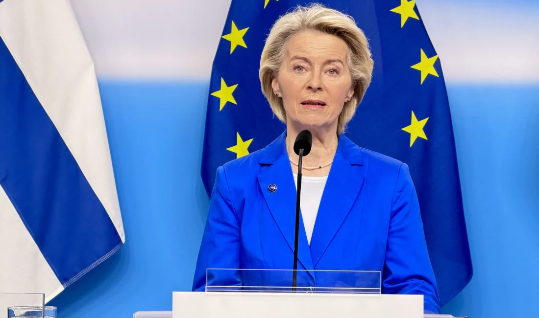 AB Komisyonu Başkanı Ursula von der Leyen, Litvanya’nın hava sahası