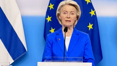 AB Komisyonu Başkanı Ursula von der Leyen, Litvanya’nın hava sahası