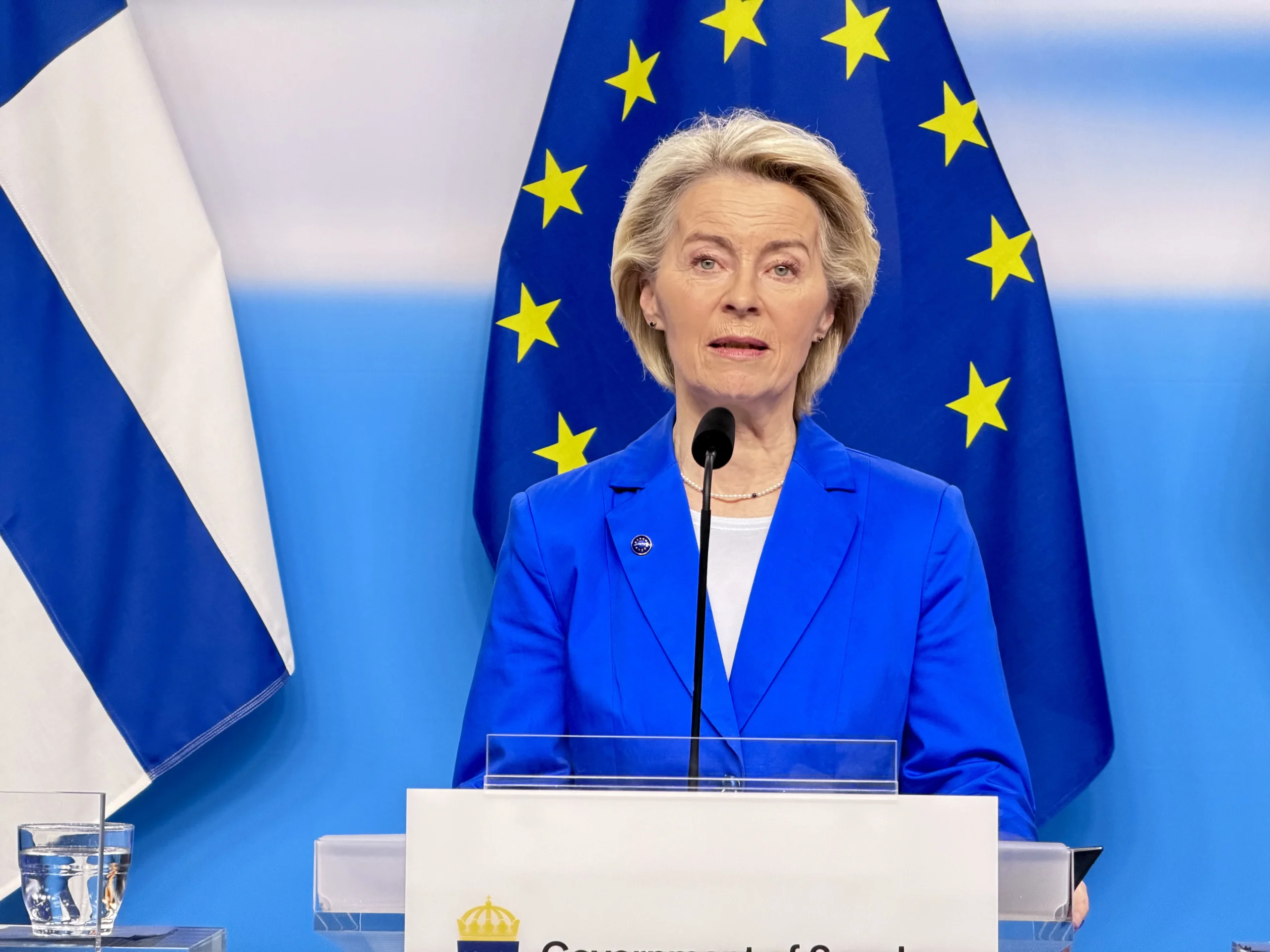 AB Komisyonu Başkanı Ursula von der Leyen, Litvanya’nın hava sahası