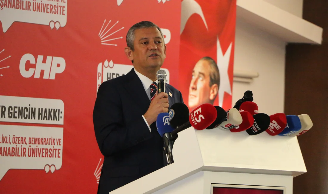 Özgür Özel: “Her Gencin Hakkı Özerk ve Yaşanabilir Üniversitelerdir” CHP Genel Başkanı Özgür Özel, üniversitelerin nitelikli, özgür ve yaşanabilir