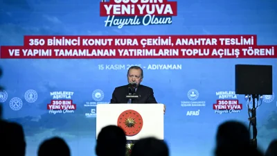 Cumhurbaşkanı Erdoğan, Adıyaman’da 350 bininci afet konutunun teslim töreninde yaptığı