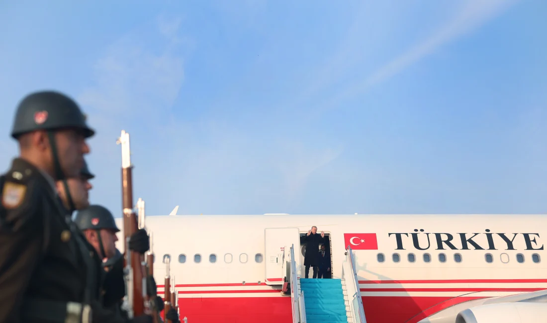 Cumhurbaşkanı Erdoğan, 8 Kasım Zafer Günü etkinliklerine katılmak ve liderlerle