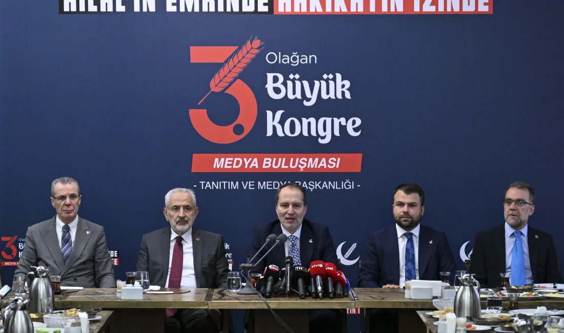 Yeniden Refah Partisi lideri Fatih Erbakan, 16 Kasım'da yapılacak 3.