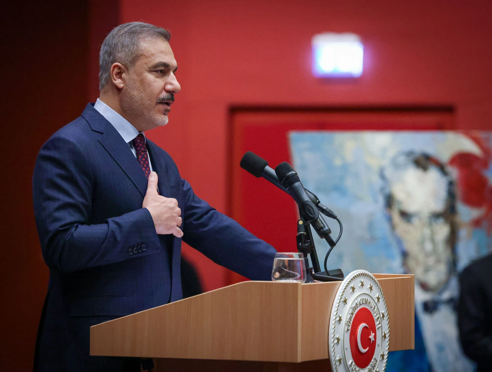 Dışişleri Bakanı Hakan Fidan, Almanya’da yaptığı açıklamalarda AB üyeliği, Ukrayna