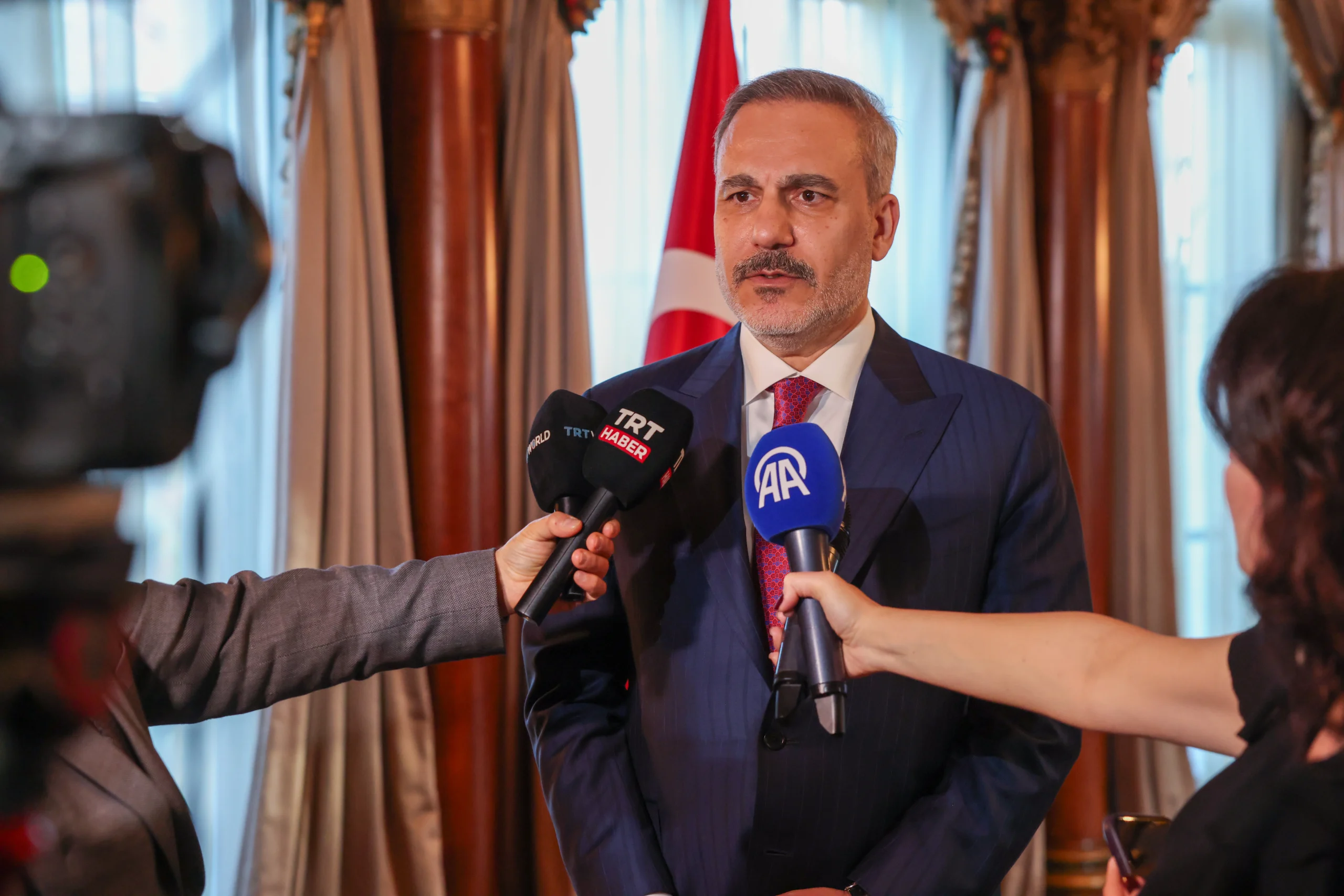 Dışişleri Bakanı Hakan Fidan, Washington temaslarında Suriye'nin birliği ve Sezar