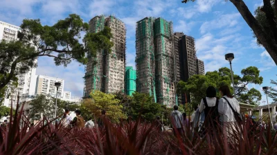 Hong Kong’un Tai Po bölgesindeki yangında yaşamını yitirenler için ülkede