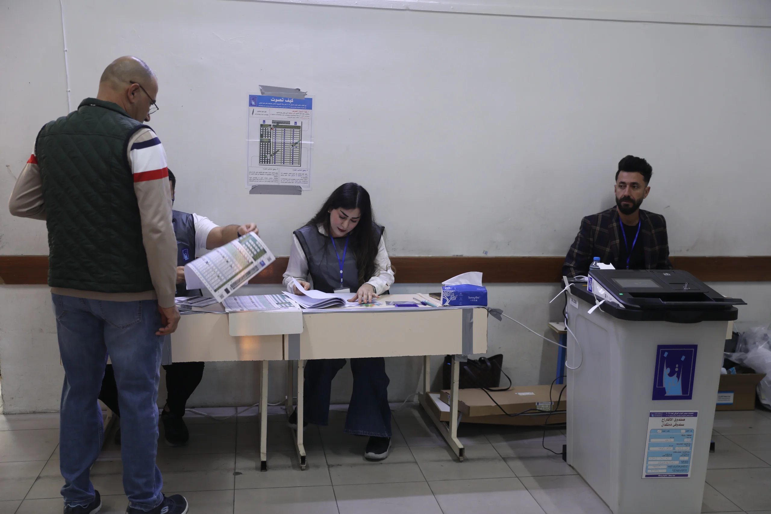 Irak'ta güvenlik güçleri, 11 Kasım'daki parlamento seçimleri öncesi özel oylama