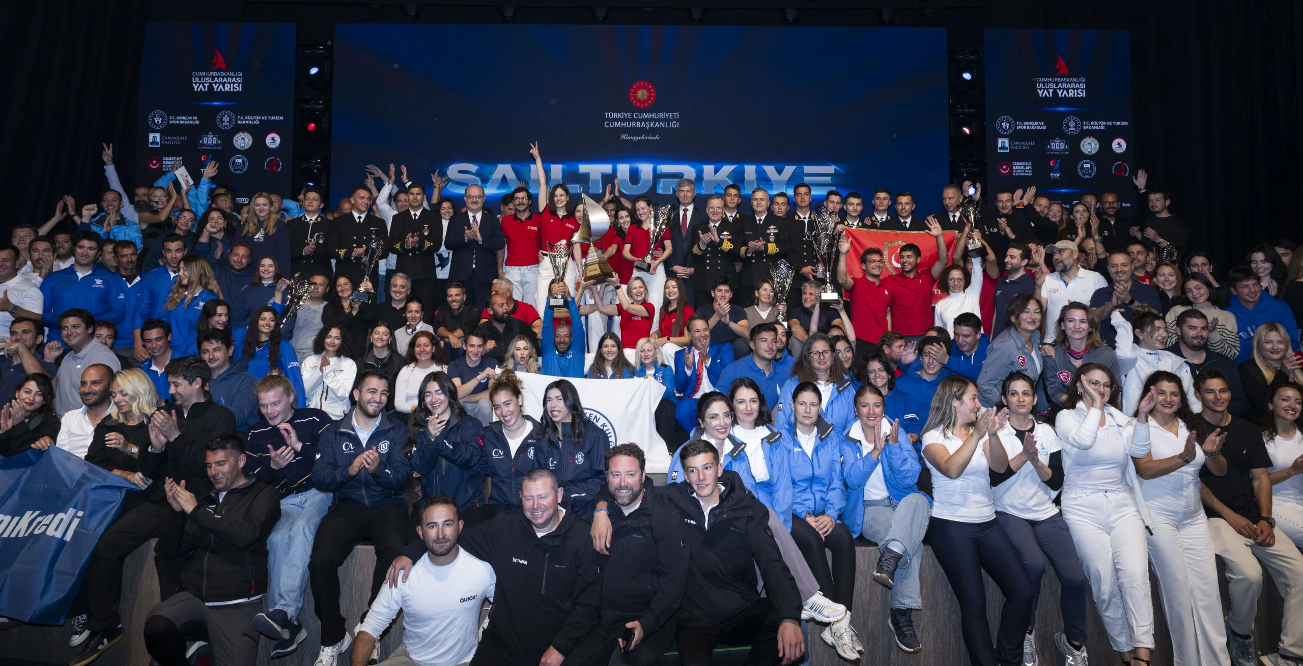 Cumhurbaşkanlığı 6. Uluslararası Yat Yarışları’nın ödül töreni gerçekleştirildi. Yarışların şampiyonu