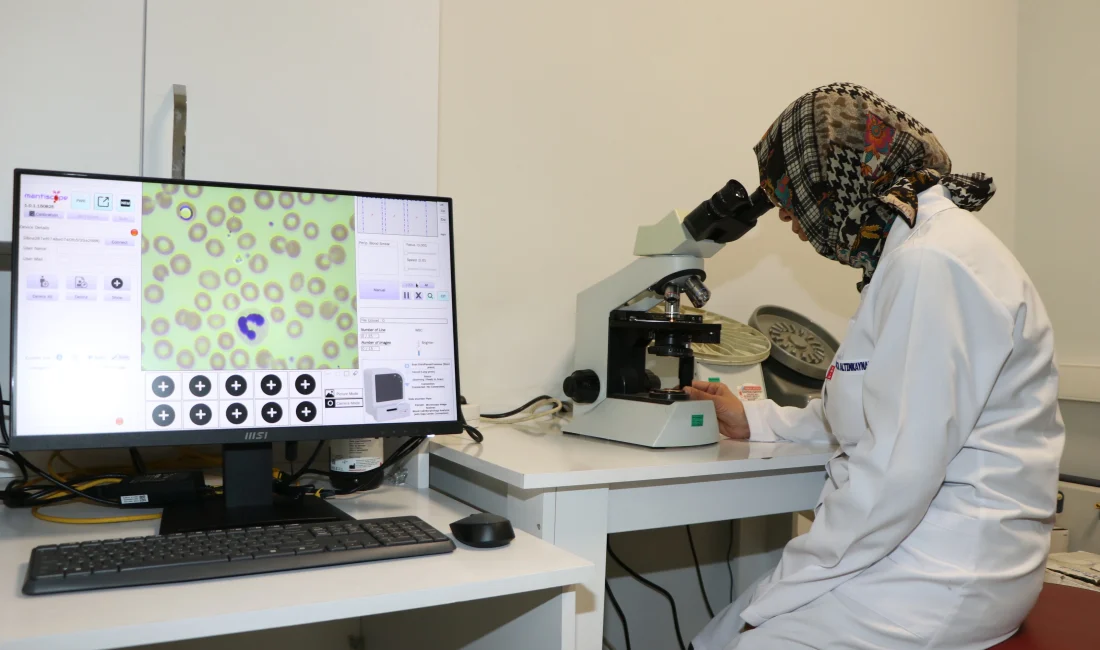 Erzurum'da geliştirilen yerli cihaz, kan hücrelerini yapay zeka ile tanıyor;