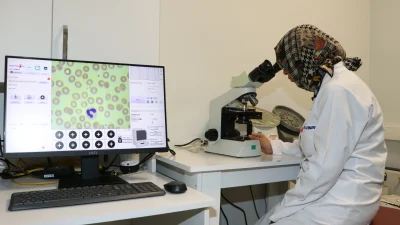 Erzurum'da geliştirilen yerli cihaz, kan hücrelerini yapay zeka ile tanıyor;