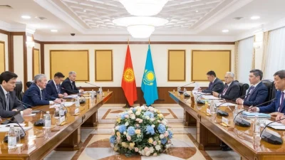 Astana’da düzenlenen hükümetler arası toplantıda iki ülkenin ticaret hacmi yüzde