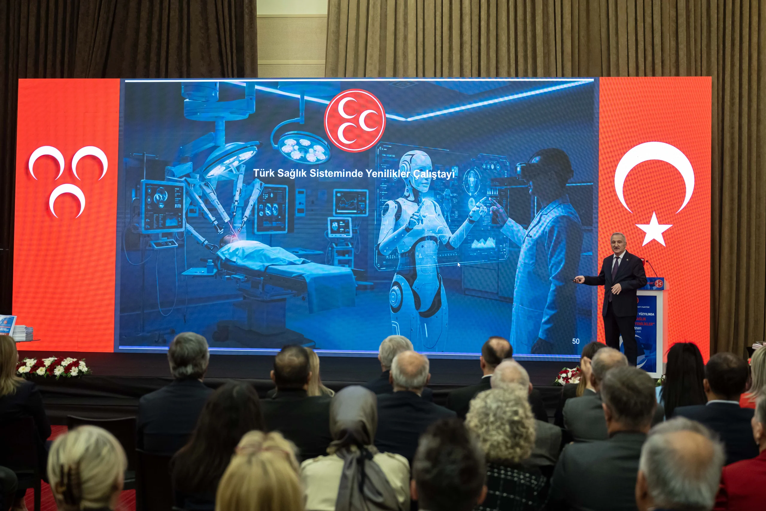 MHP’nin “Türk ve Türkiye Yüzyılında Sağlık” vizyonuyla gerçekleştirdiği çalıştayda, sağlık