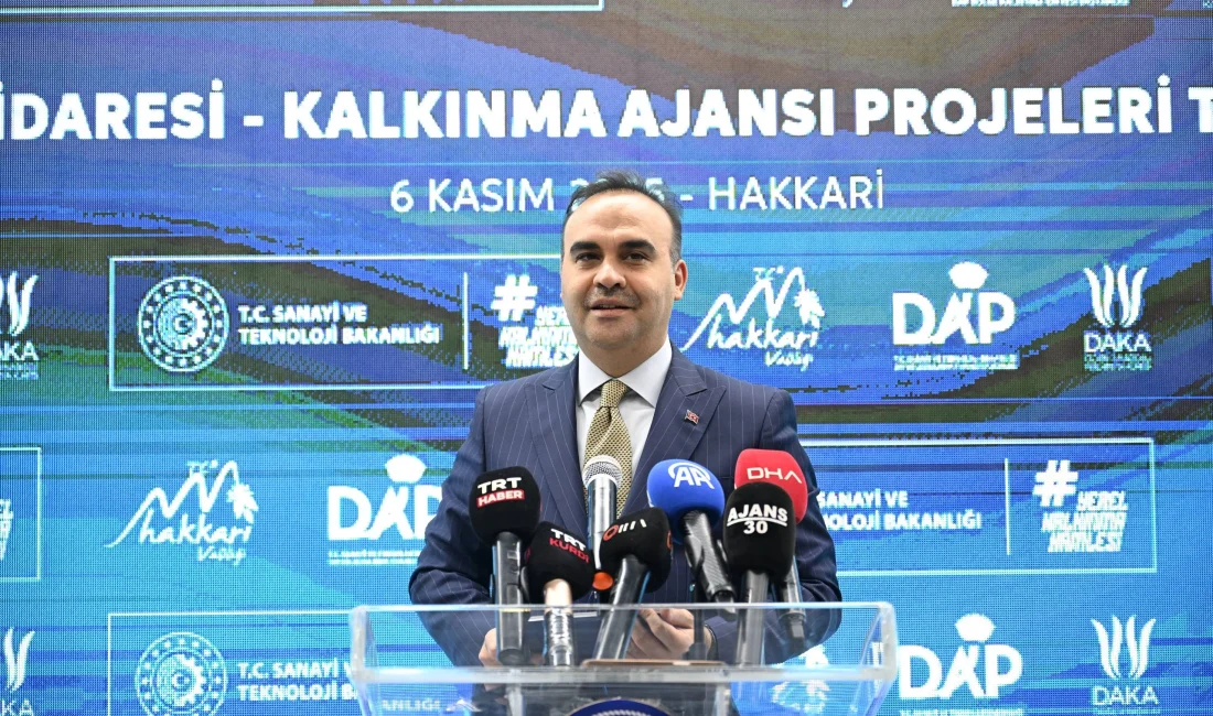 Hakkari’de 221 Milyonluk Yatırım Açılışı: Bakan Kacır’dan Kalkınma Mesajı Sanayi ve Teknoloji Bakanı Kacır, Hakkari'de gerçekleştirdiği açılış töreninde Terörsüz