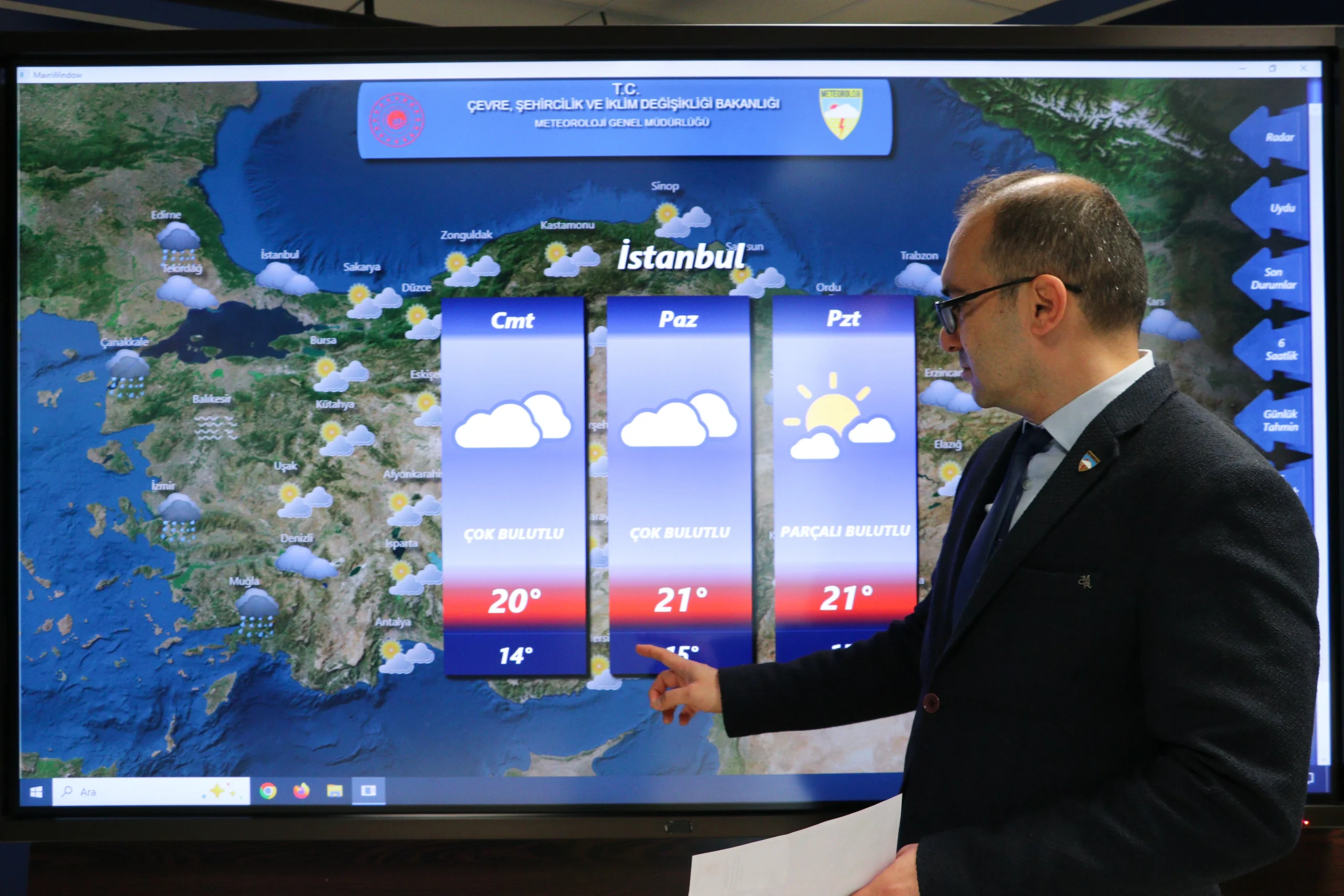 Meteoroloji, hafta sonunun büyük bölümünde havanın açık ve sıcaklıkların mevsim