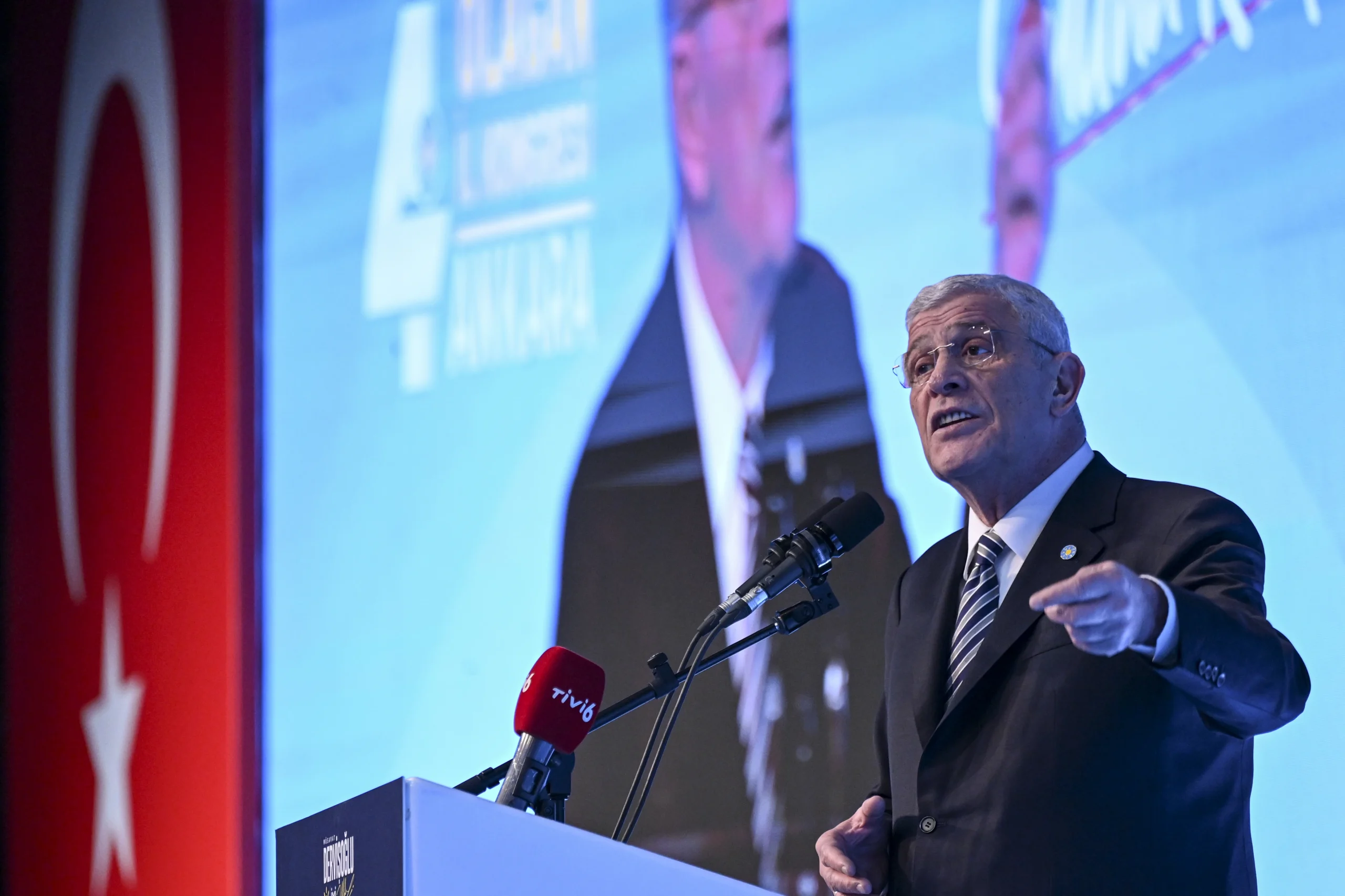 İYİ Parti Genel Başkanı Müsavat Dervişoğlu, Ankara İl Kongresi'nde yaptığı