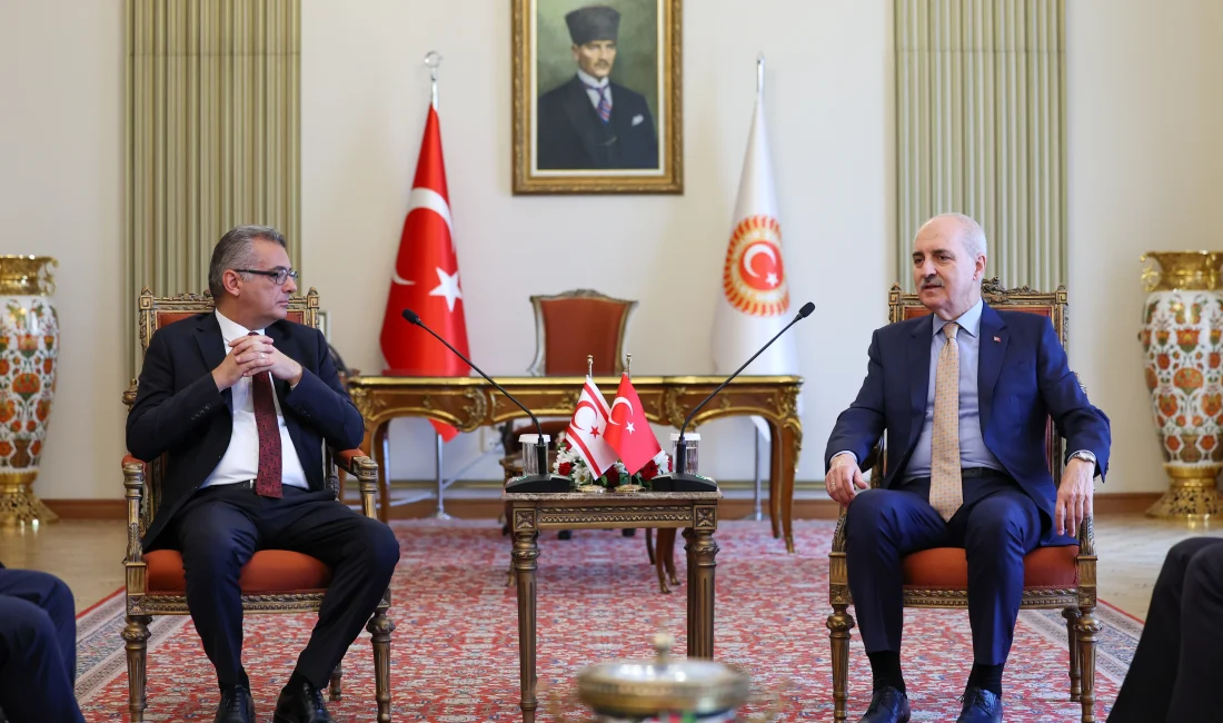 Kurtulmuş: KKTC, Gazze Gibi Olmadıysa Bu Türkiye’nin Garantörlüğü Sayesindedir TBMM Başkanı Kurtulmuş, KKTC Cumhurbaşkanı Erhürman’ı ağırladı. Görüşmede Kıbrıs davası,