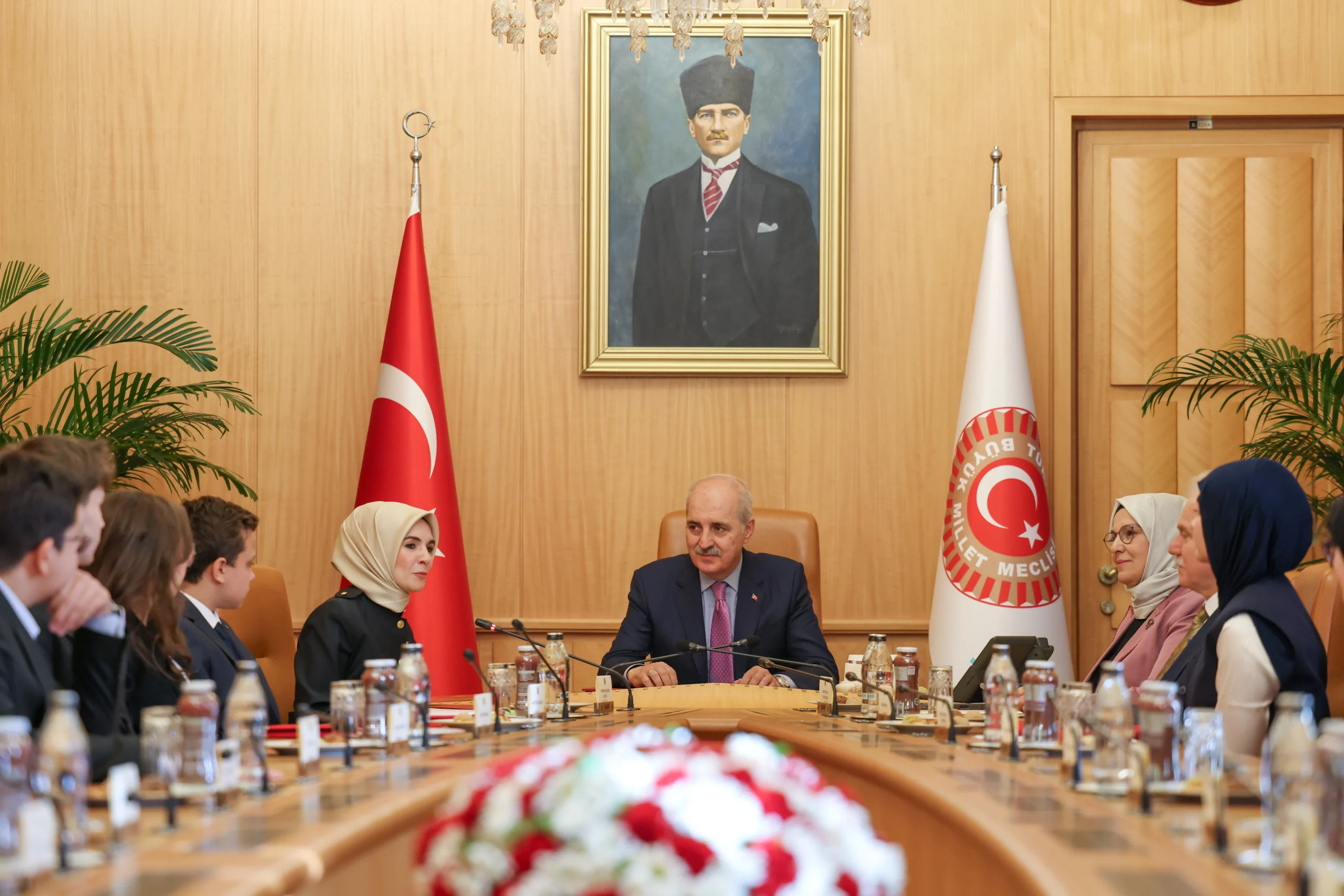 TBMM Başkanı Numan Kurtulmuş, Ulusal Çocuk Forumu’nda konuşarak çocuklara küresel