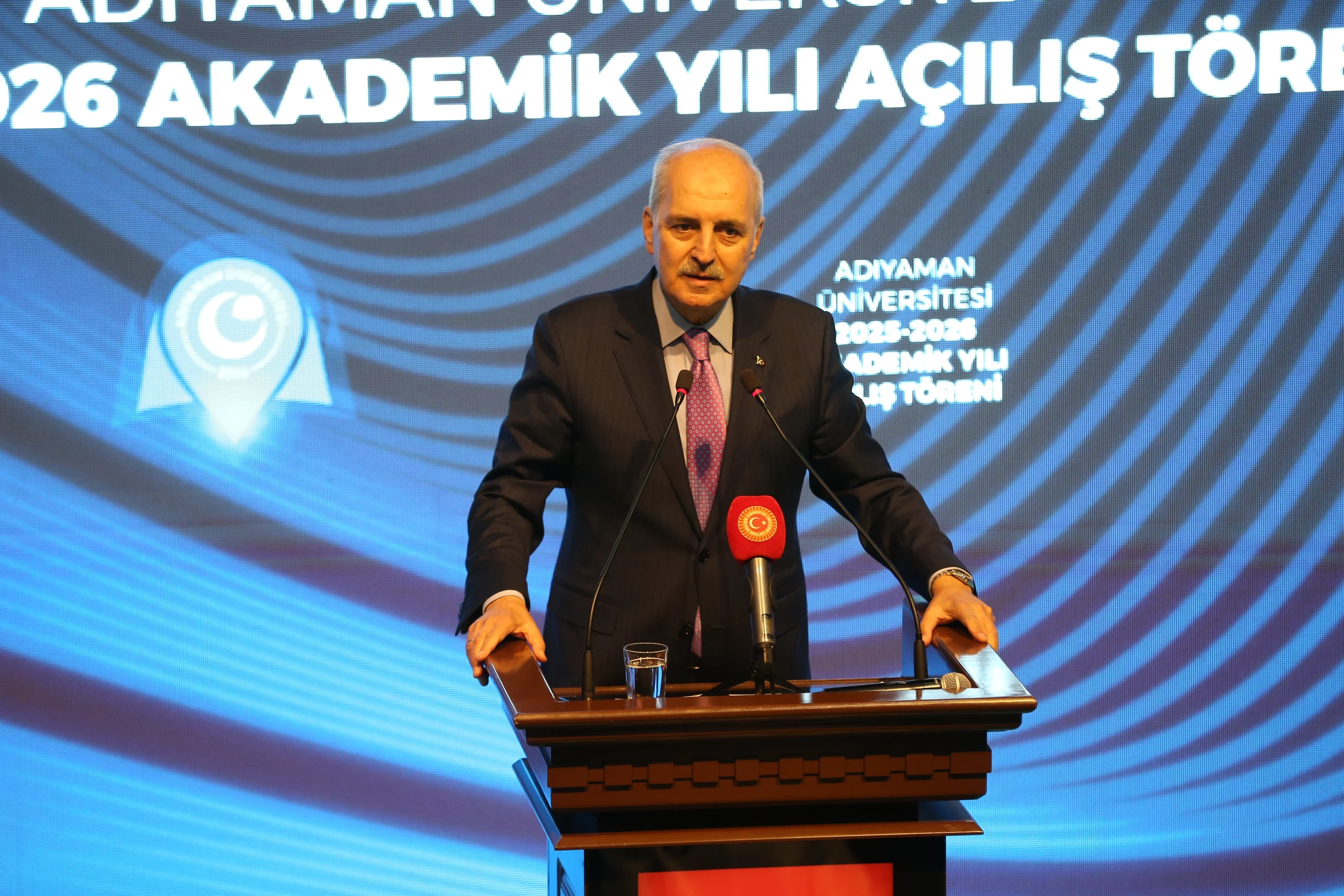 Numan Kurtulmuş, Adıyaman Üniversitesi’nde yaptığı konuşmada terörsüz, özgür ve eşitlik