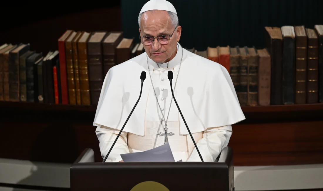 Cumhurbaşkanlığı Külliyesi’nde konuşan Papa 14. Leo, Türkiye’nin Doğu ile Batı