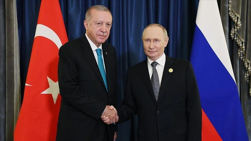 Cumhurbaşkanı Erdoğan, Putin ile yaptığı görüşmede Türkiye’nin adil ve kalıcı