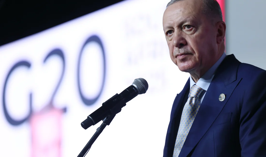 Cumhurbaşkanı Erdoğan, G20 Liderler Zirvesi sonrası Gazze’deki soykırımı kınayarak uluslararası