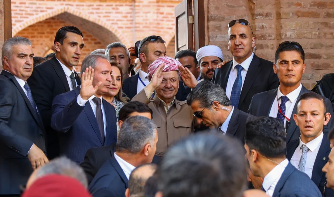 KDP Başkanı Mesut Barzani, Uluslararası Melaye Ciziri Sempozyumu kapsamında Şırnak’ta