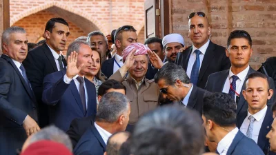 KDP Başkanı Mesut Barzani, Uluslararası Melaye Ciziri Sempozyumu kapsamında Şırnak’ta