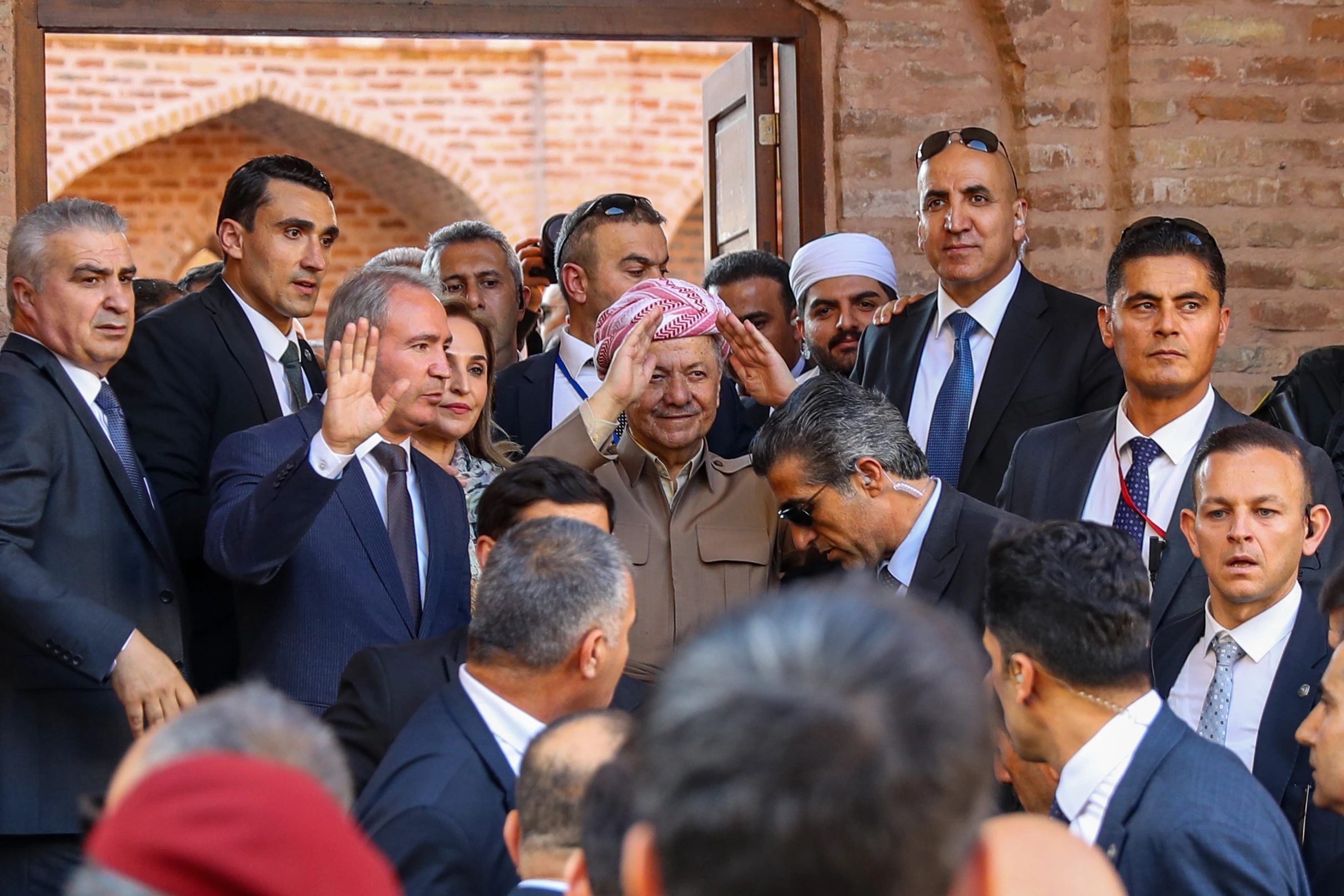 KDP Başkanı Mesut Barzani, Uluslararası Melaye Ciziri Sempozyumu kapsamında Şırnak’ta