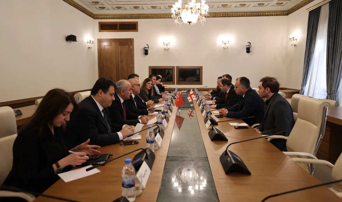 TBMM heyeti, Tiflis’te Gürcistan Parlamentosu Başkanı Papuaşvili ve dostluk grubu