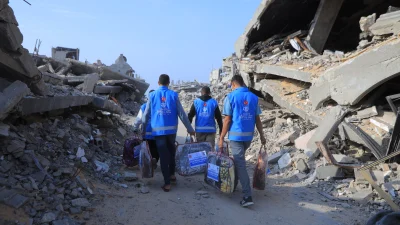 Türkiye Diyanet Vakfı, kış öncesi Gazze’de çadırlarda ve hastanelerde yaşam