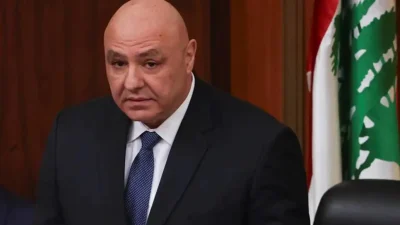 Lübnan Cumhurbaşkanı Joseph Avn, İsrail’in Beyrut’taki Dahiye bölgesine düzenlediği saldırıya