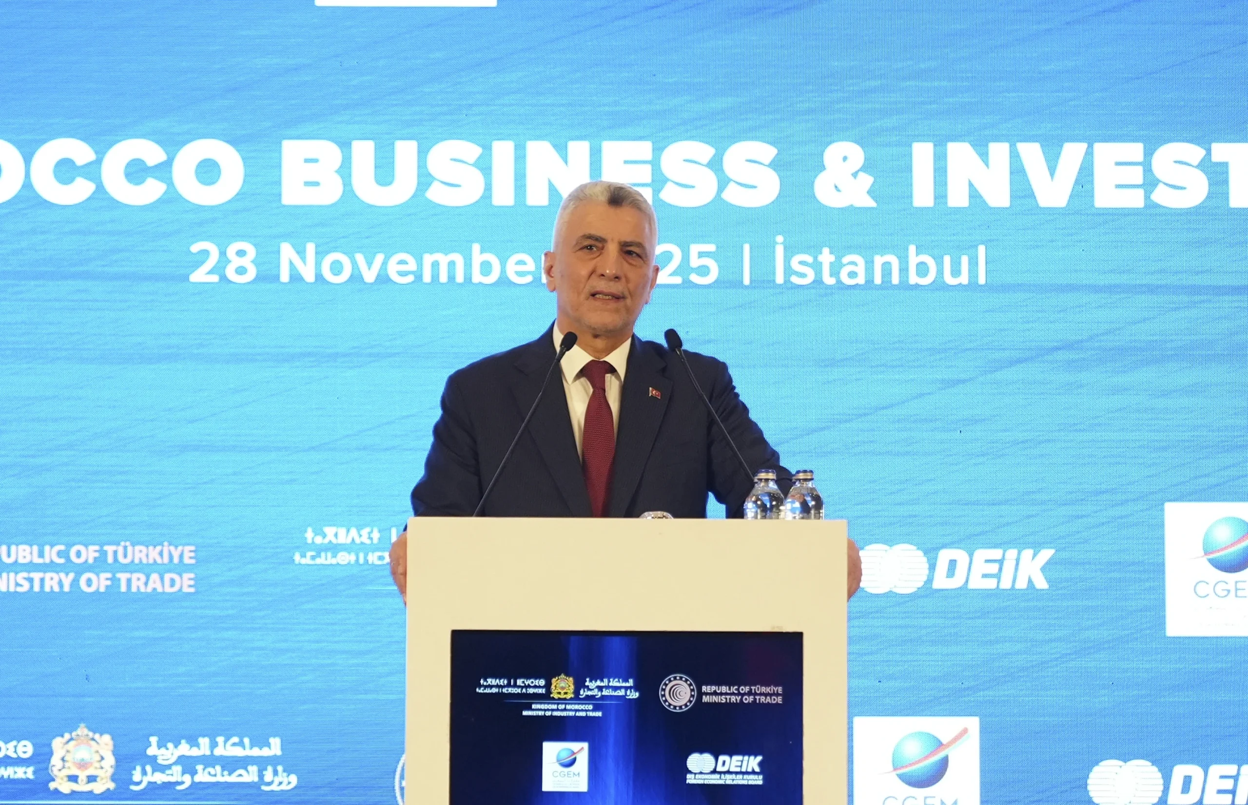 Ticaret Bakanı Ömer Bolat, Türkiye-Fas İş ve Yatırım Forumu'nda yaptığı