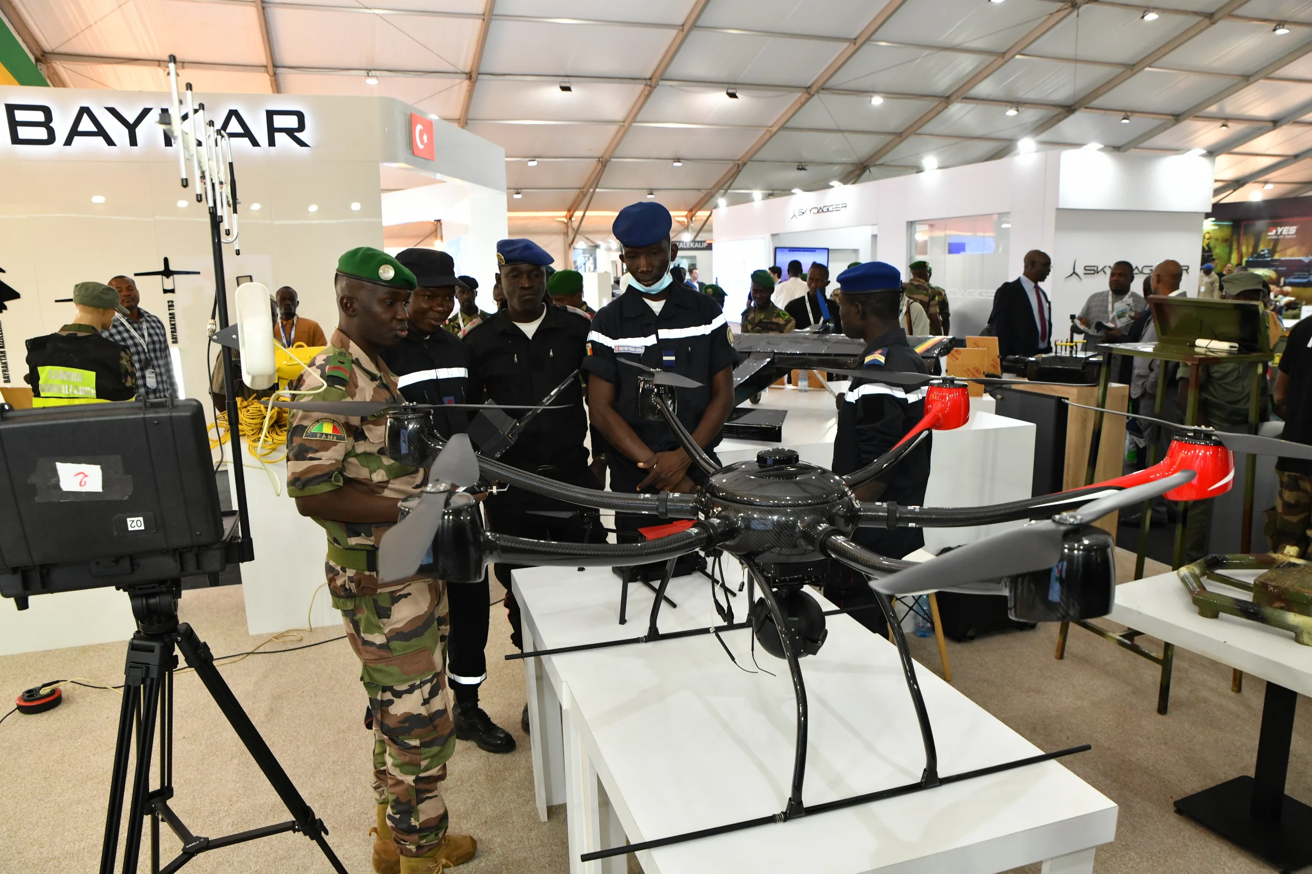 Mali’de ilk kez yalnızca Türk savunma firmalarının katıldığı BAMEX Fuarı,