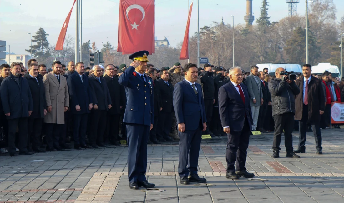 Atatürk’ün Kayseri’ye Gelişinin 106. Yılı Törenle Kutlandı Büyük Önder Atatürk'ün 1919’da Kayseri’ye gelişinin 106. yıl dönümü, coşkulu